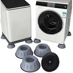 GENERICO - Almohadilla Antivibracion Goma Lavadora Refrigerador Soporte