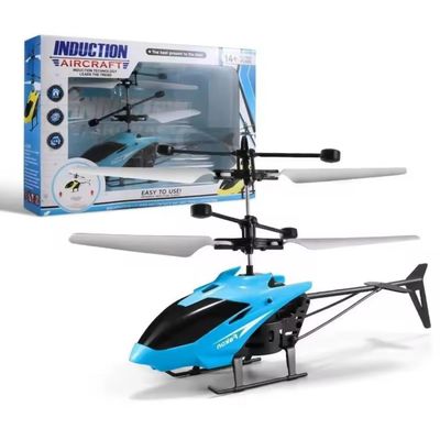 Imagen 2 del producto Helicóptero Volador Sensor De Movimiento Mini Dron Juguete Azul