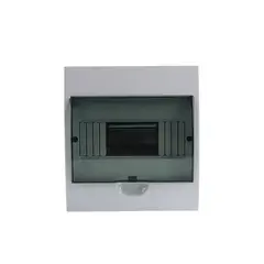 SOLIOT - Tablero Sobrepuesto 8 Circuitos Caja Eléctrica Ip40