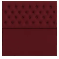 GENERICO - Respaldo De Cama 1.5 Plazas Burdeo Capitone