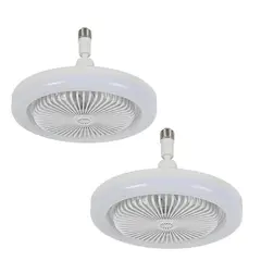 MOVISTAR - Pack de 2 Ventiladores de Techo – Luz y Frescura en Doble Versión