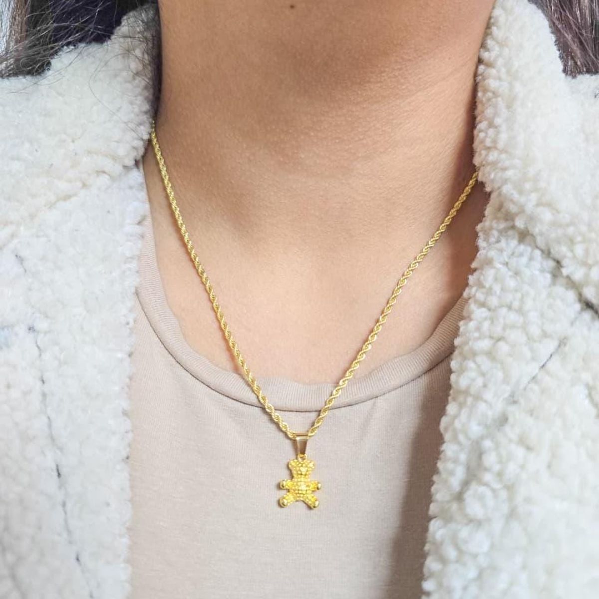 GENERICO - Conjunto Cadena y Colgante en Oro Laminado 18k