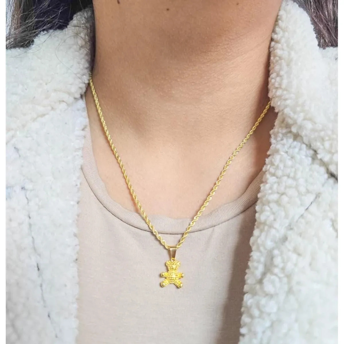 GENERICO - Conjunto Cadena y Colgante en Oro Laminado 18k
