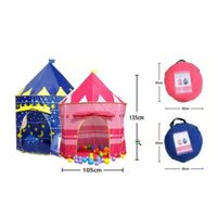 Castillo Carpa Para Niños Y Niñas Infantil Azul