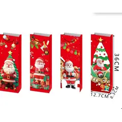 GENERICO - X3 Bolsas de vino navidad