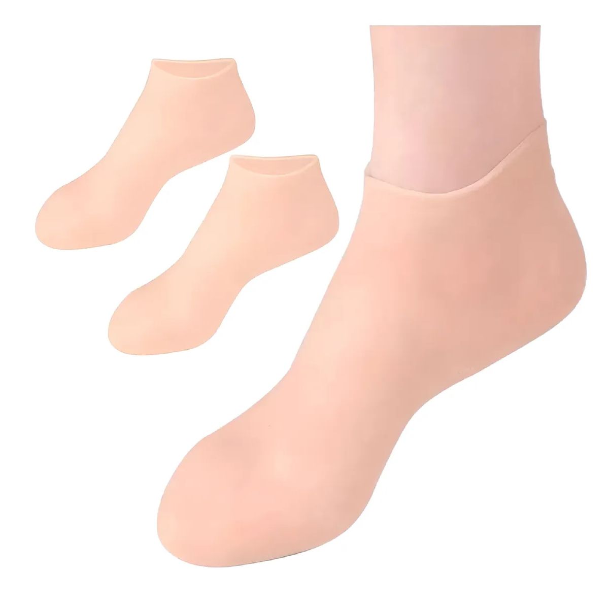 GENERICO - Calcetines Hidratantes De Silicona Gel Protector Para Talon