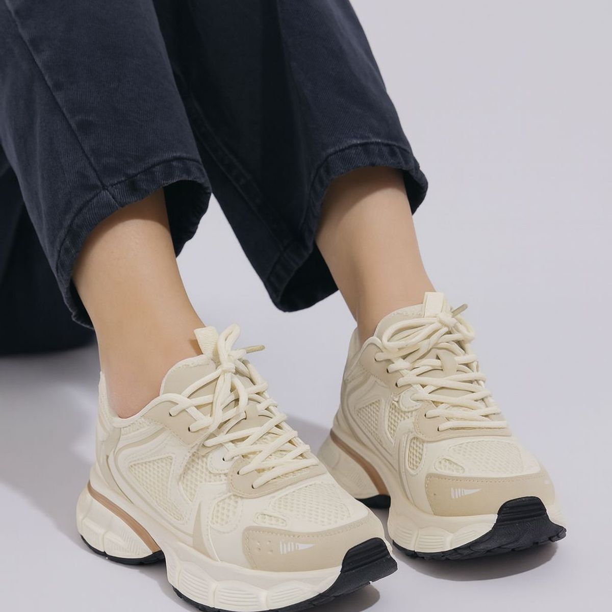 BOTELI - Zapatillas para Mujer Beige Casuales PG2460-18