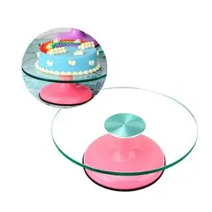 GENERICO - Base Giratoria Tortas Plato Giratorio Vidrio 30cmv