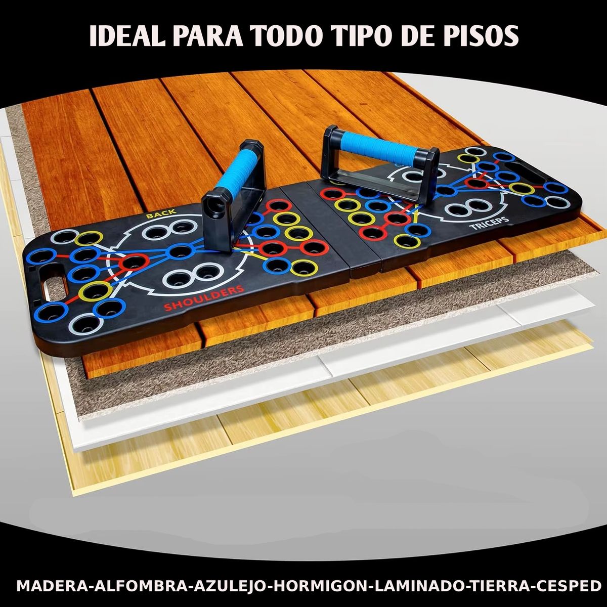 GENERICO - Tabla de Flexiones para Ejercicios Multiuso