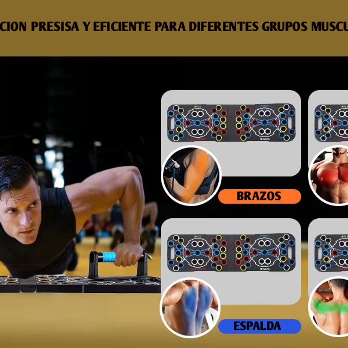 GENERICO - Tabla de Flexiones para Ejercicios Multiuso