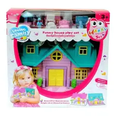 GENERICO - Casa De Muñecas Familia Con Accesorios Set Completo Infantil