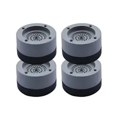 GENERICO - 4 Almohadillas Antivibracion Multiuso Base Lavadora Secadora