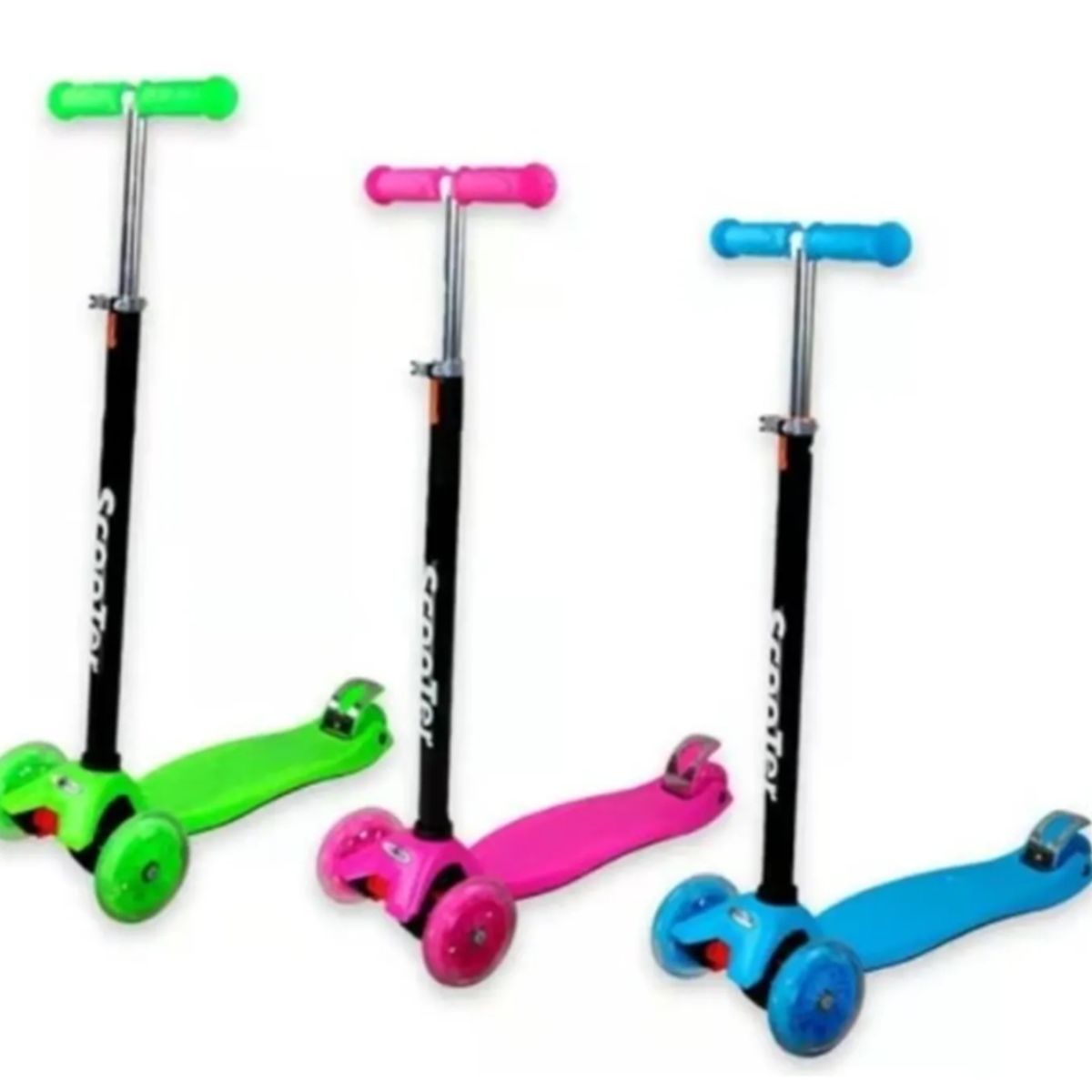 GENERICO - Scooter Monopatín 3 Ruedas Niños Y Niñas ROSADO