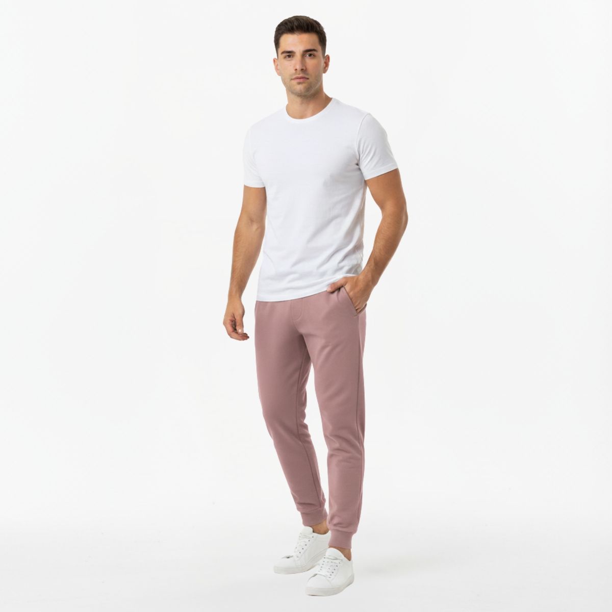 DESIGNERS - Buzo Algodón Hombre Ajustado con Puño  Jogger Deportivo Pantalón de Buzo