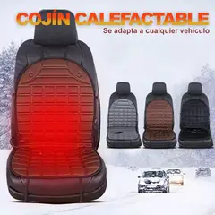 MOVI - Funda calefactora para asiento de auto – cubre asiento 12 V universa