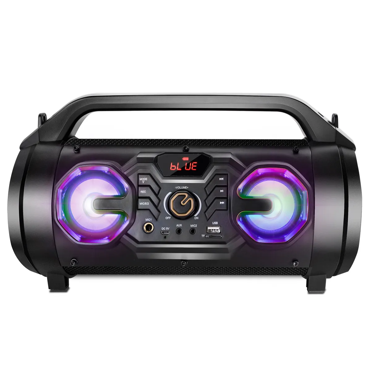 IRT - Parlante Bazuca IRT Bluetooth FM LED con Micrófono 30 RMS