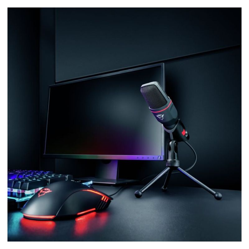 TRADE - Micrófono Gamer Trust Gxt 212 Mico 35 Mm Y Usb