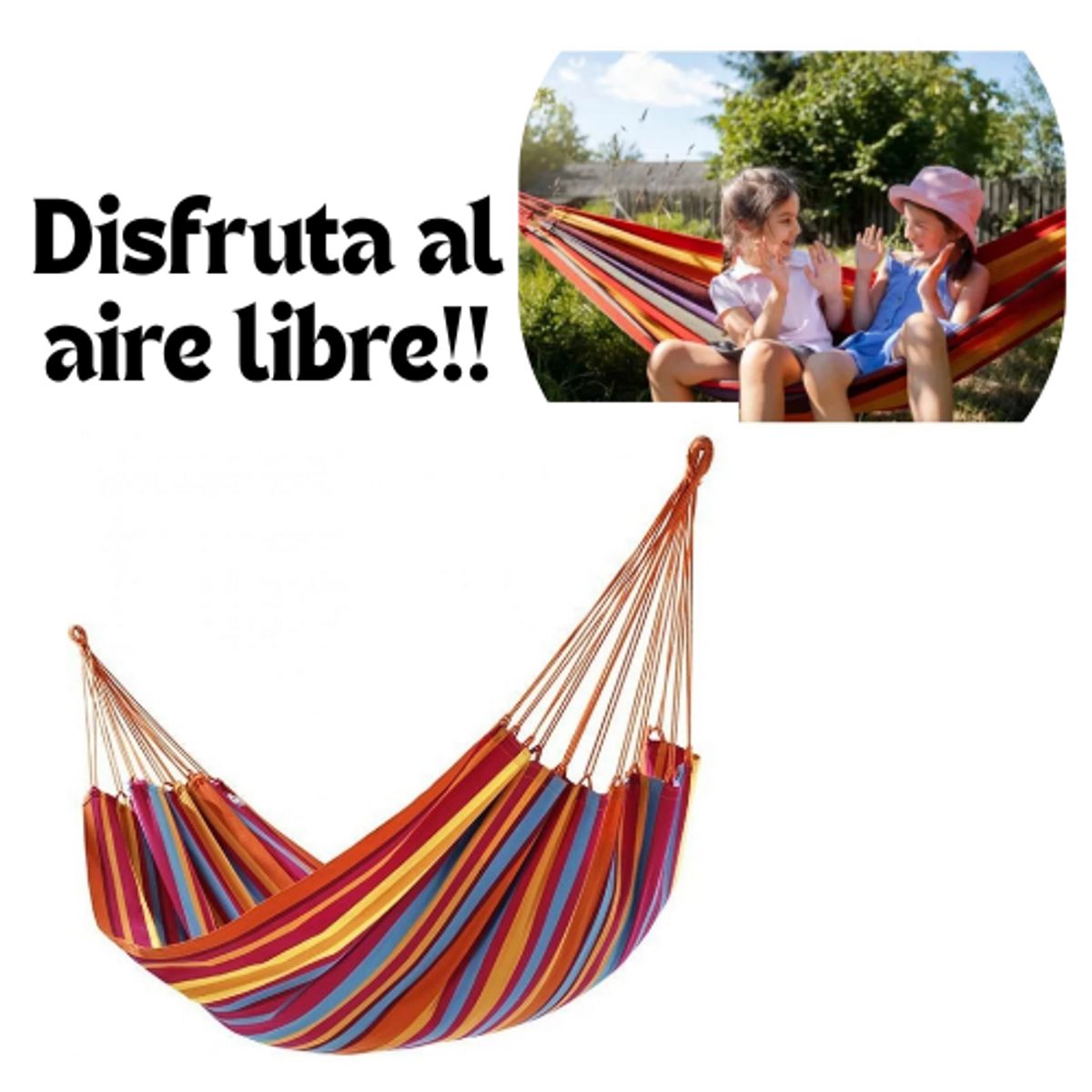 MOVI - Hamaca 2 plazas - Disfruta al aire libre