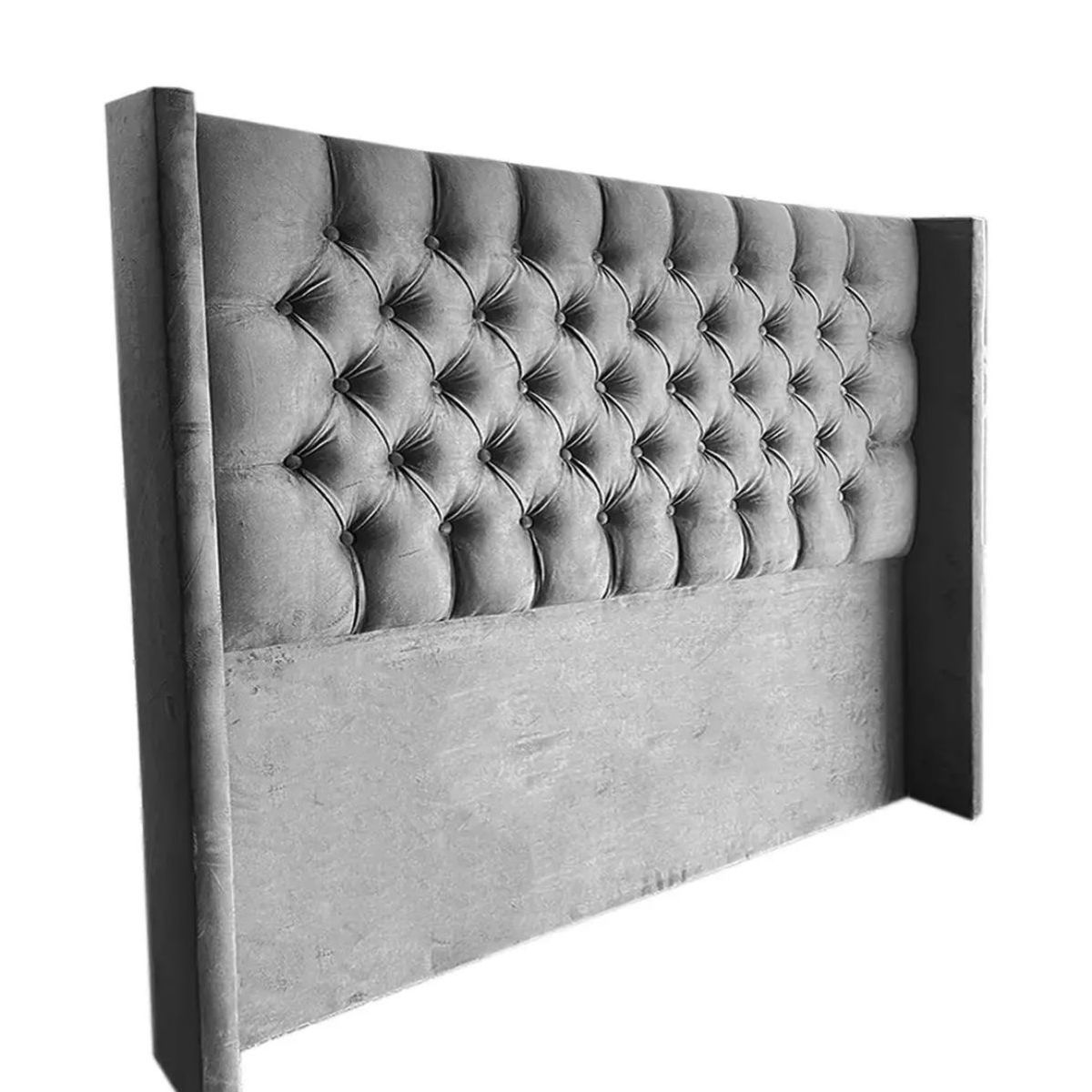 GENERICO - Respaldo De Cama 2 Plazas Gris Grafito Top Quality