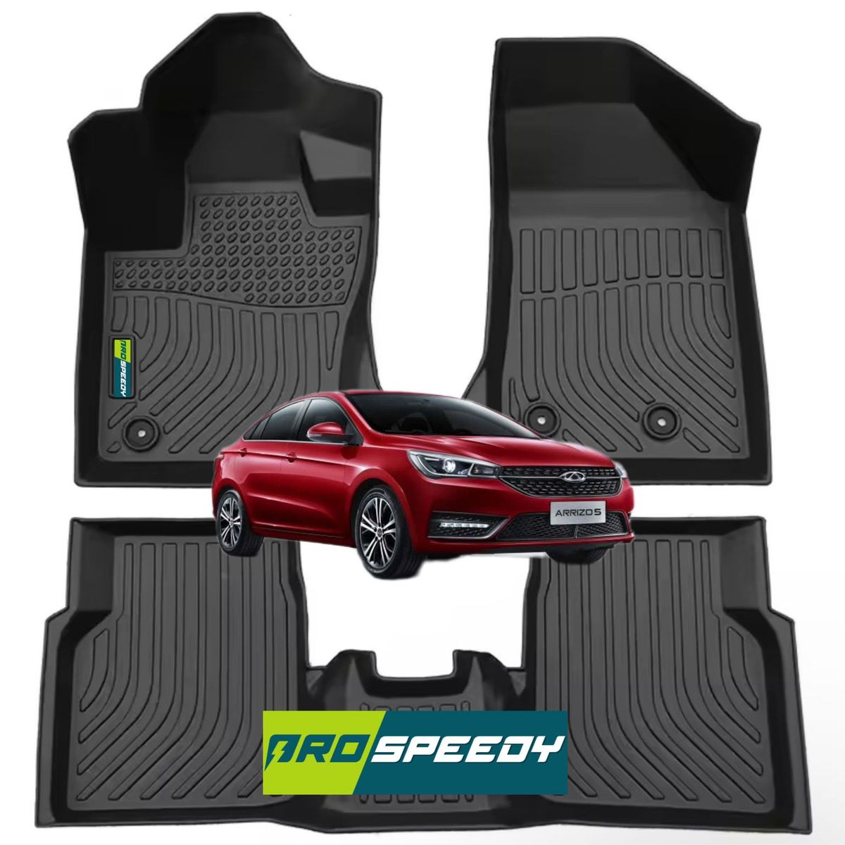 GENERICO - PISOS CALCE PERFECTO PROSPEEDY CHERY ARRIZO 5 3PIEZAS