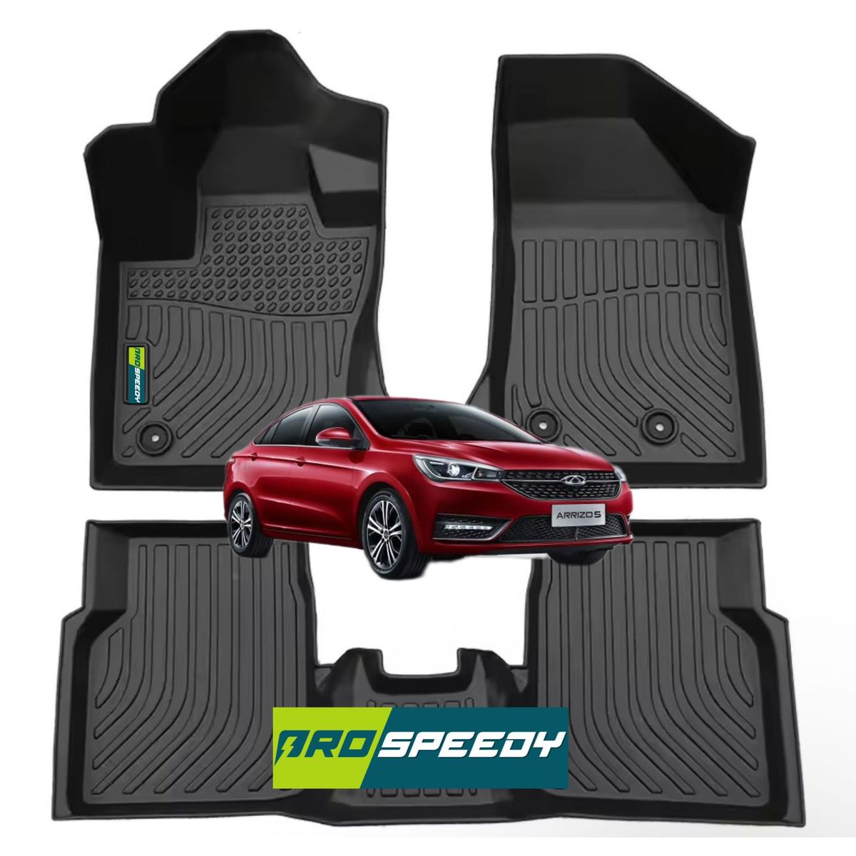 GENERICO - PISOS CALCE PERFECTO PROSPEEDY CHERY ARRIZO 5 3PIEZAS