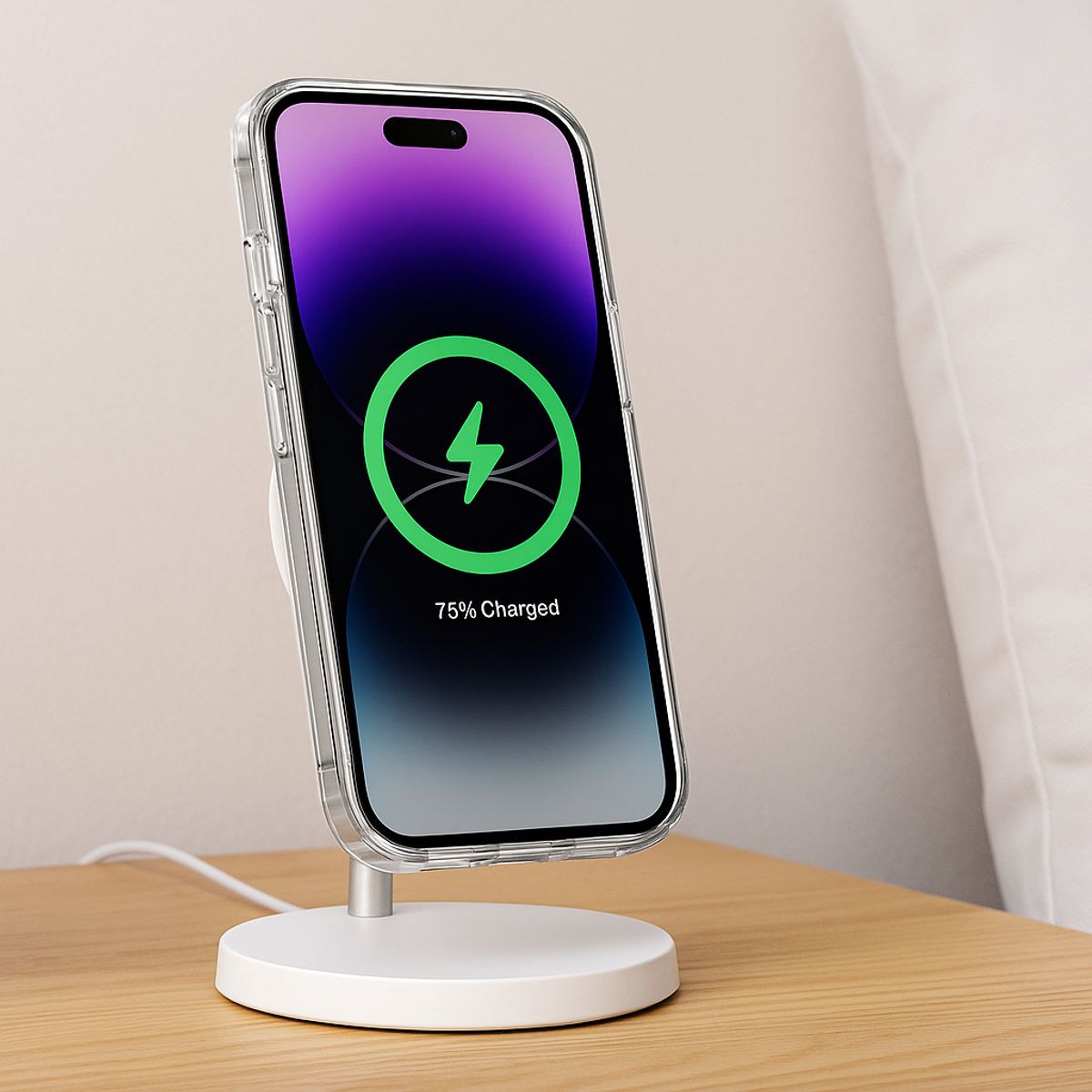 GENERICO - Carcasa Transparente MagSafe Esquinas Reforzadas para iPhone 15 Pro