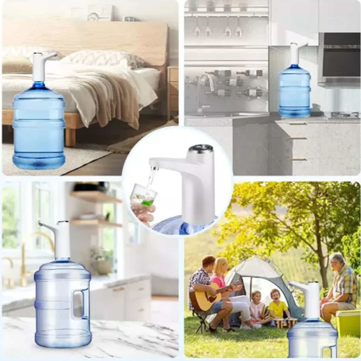 GENERICO - Dispensador De Agua Eléctrico Portátil Bomba Usb Botellon