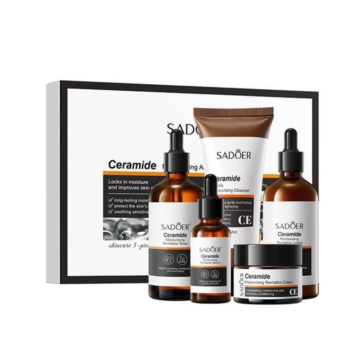 GENERICO - Kit Cuidado Facial Ceramida Hidratación Profunda