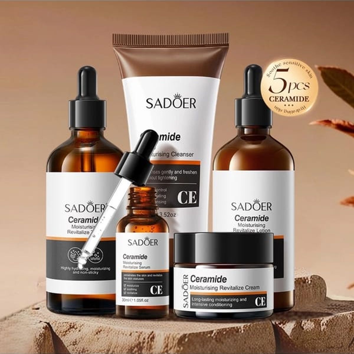GENERICO - Kit Cuidado Facial Ceramida Hidratación Profunda