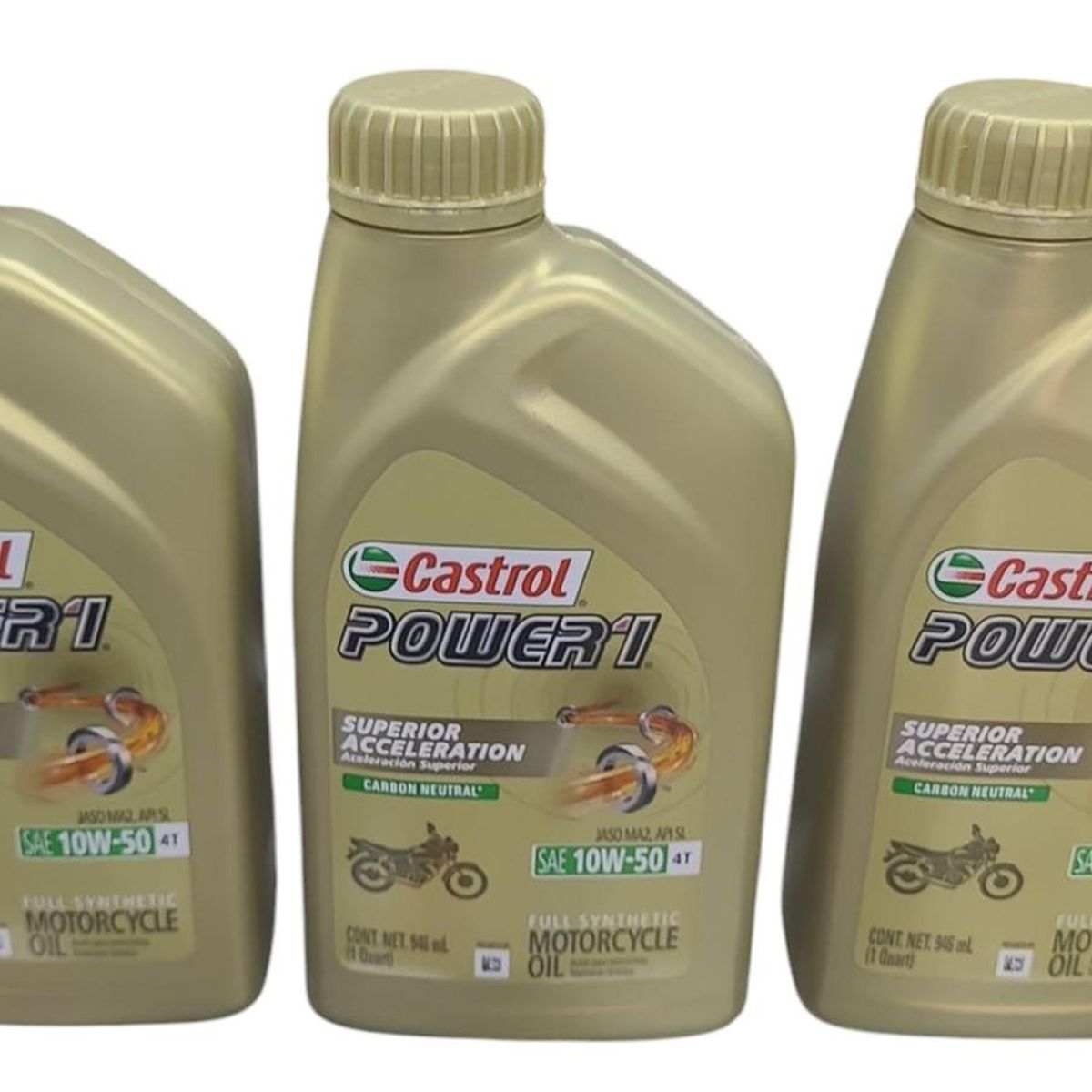 CASTROL - Aceite De Moto Castrol Full Sintetico 10w 50 Pack (3l)