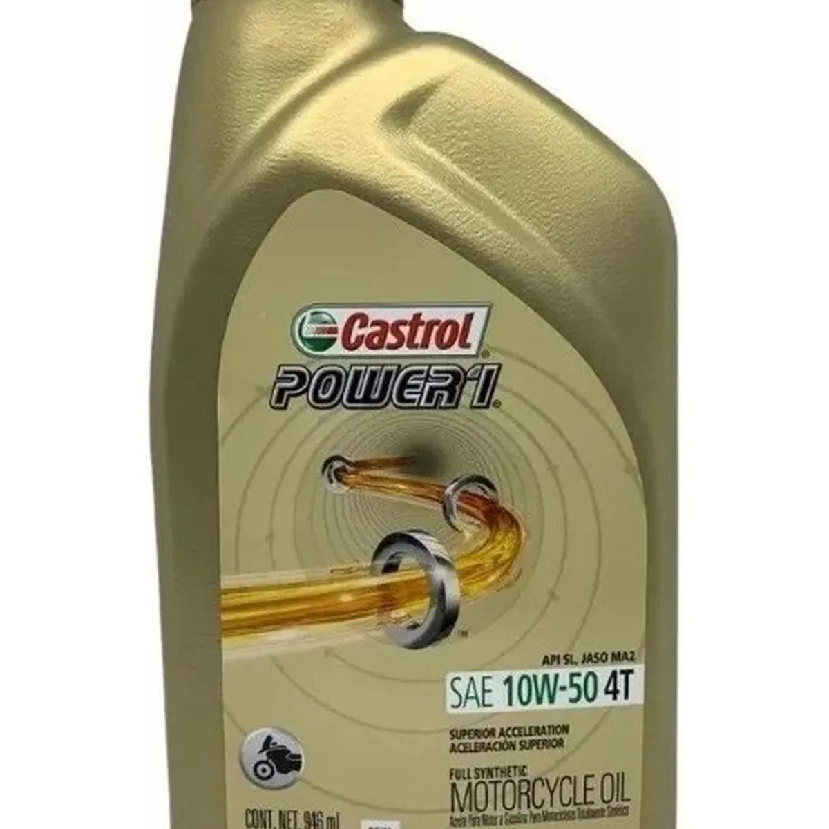 CASTROL - Aceite De Moto 10w 50 Castrol Full Sintético 1l Original