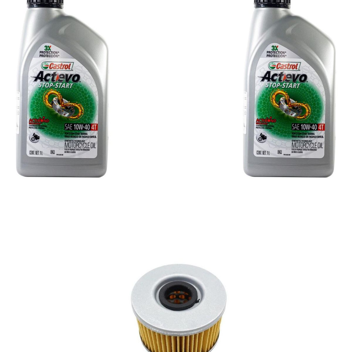 CASTROL - Kit Mantencion Moto Lifan Kpt/kpr/kps 200 (2l+filtro)