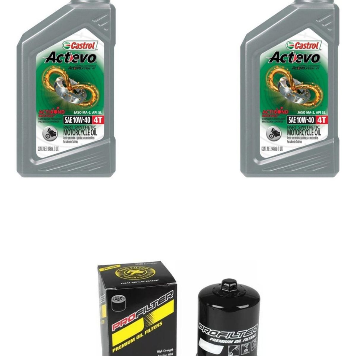 MOTUL - Kit Mantencion Hyosung Gd250r-gd250n (2lsemicastrol+filtro)