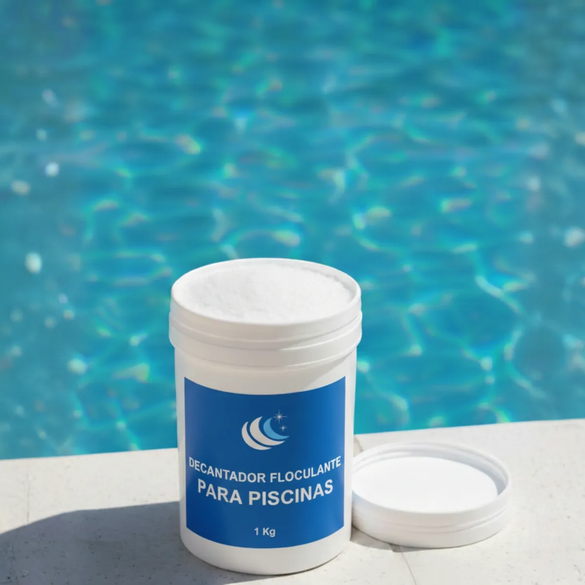 POOL - PACK 2 X 1 Kg Decantador Floculante Piscinas - Clarificador Químico - Máxima Acción Anti-Turbidez