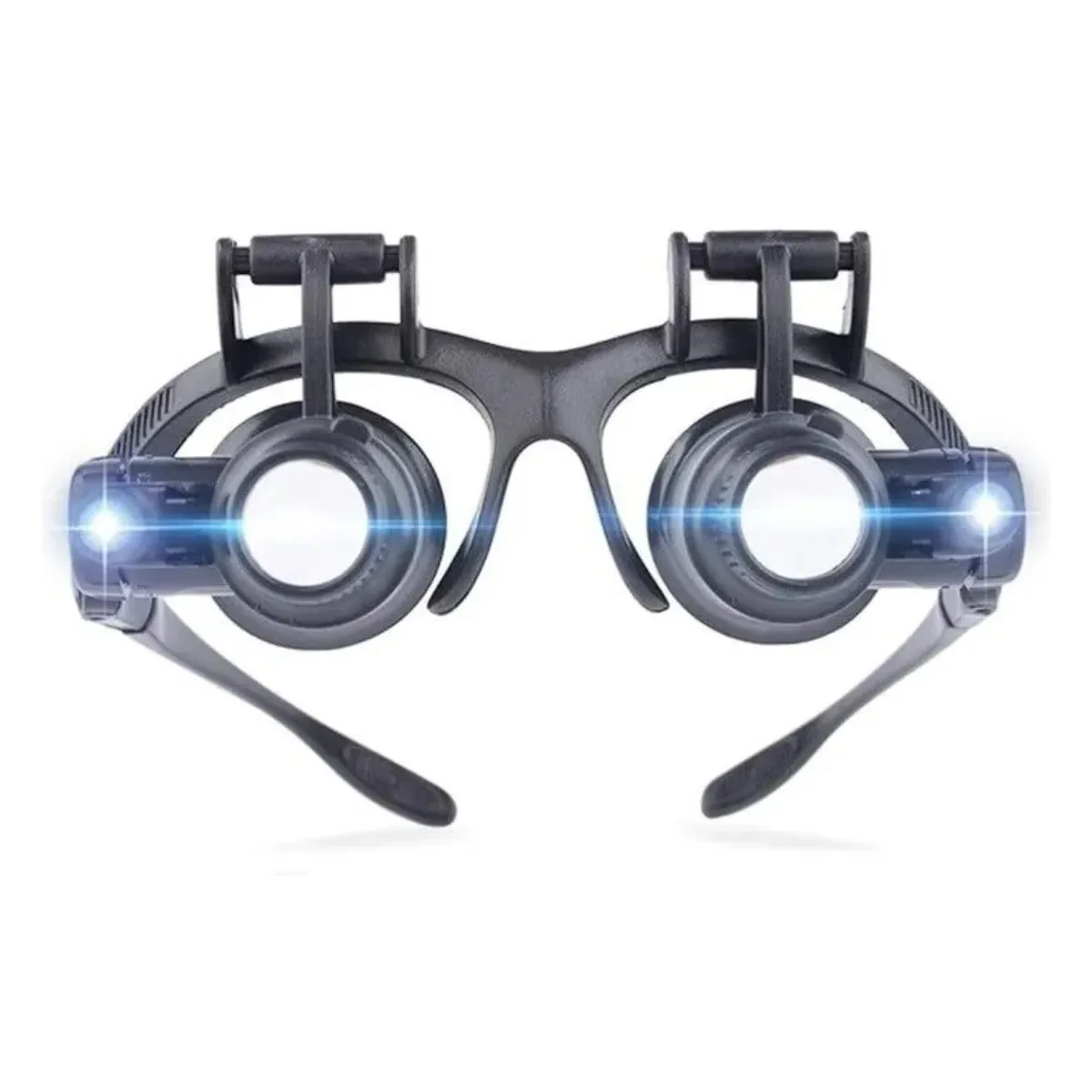 GENERICO - Lentes Lupa 10x 15x 20x 25x Luz Led Joyero Relojero