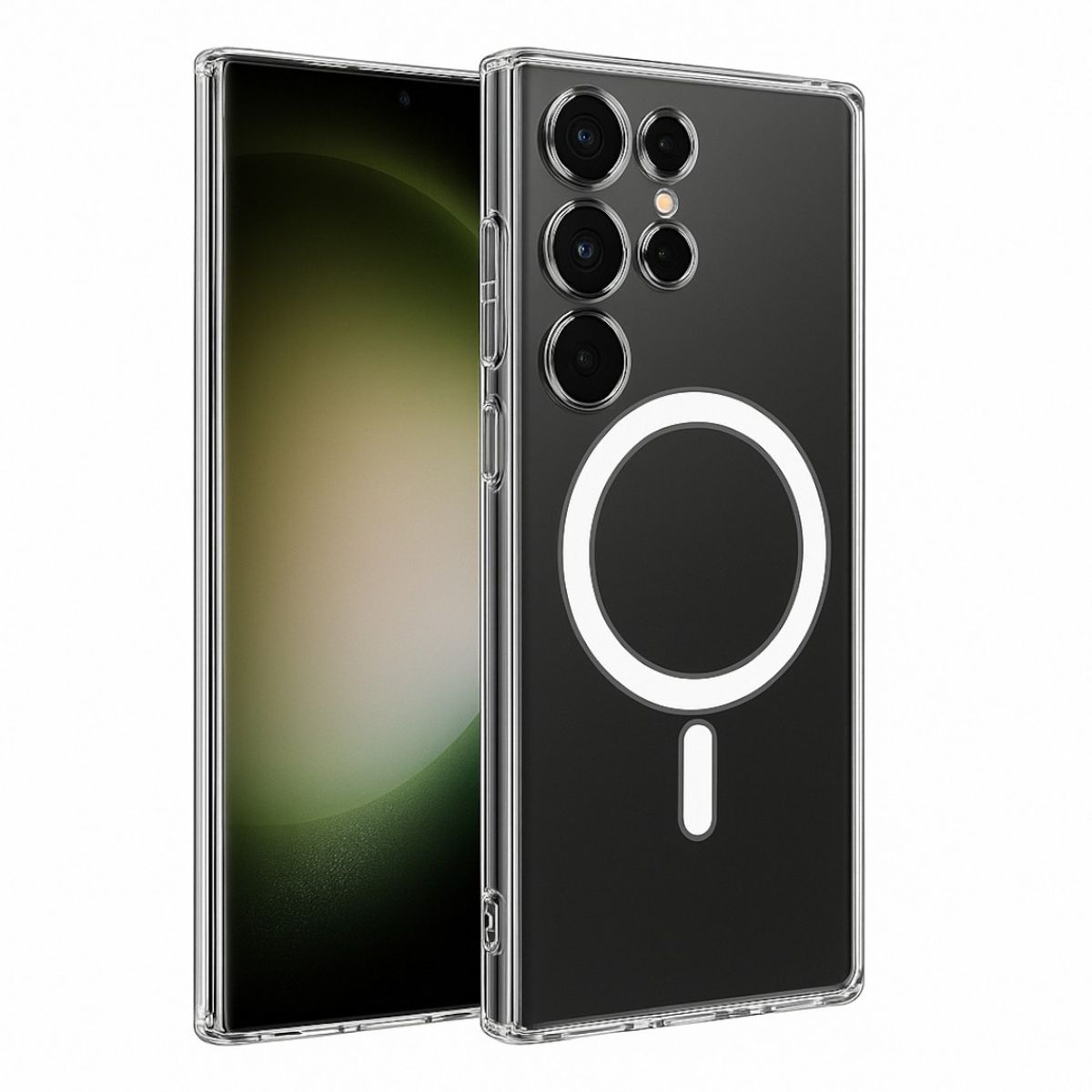 GENERICO - Carcasa para Samsung S24 Ultra Transparente Magnetic