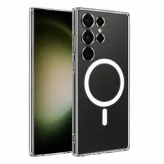GENERICO - Carcasa para Samsung S24 Ultra Transparente Magnetic