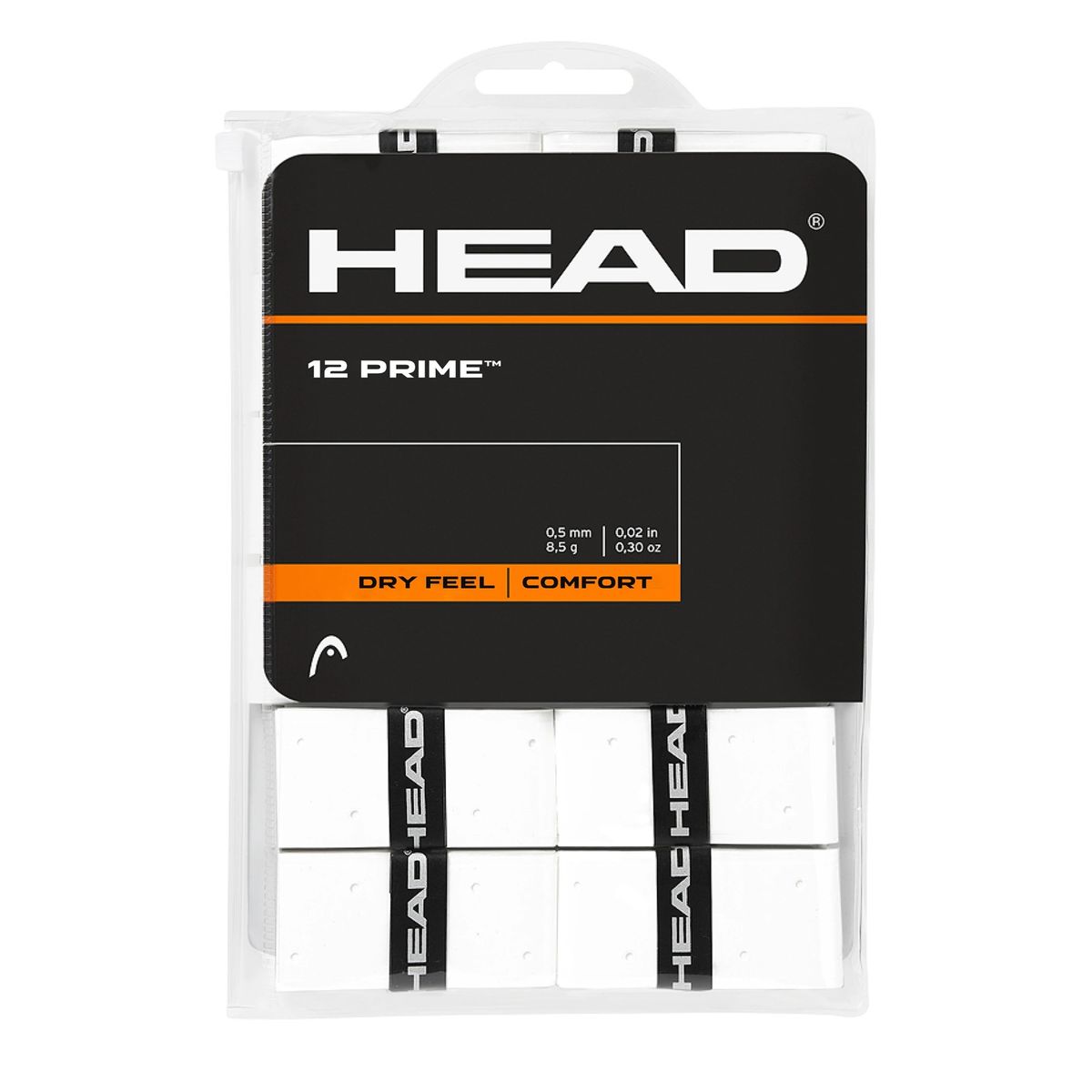 HEAD - Overgrip Head Prime Blanco X12 Tenis Padel