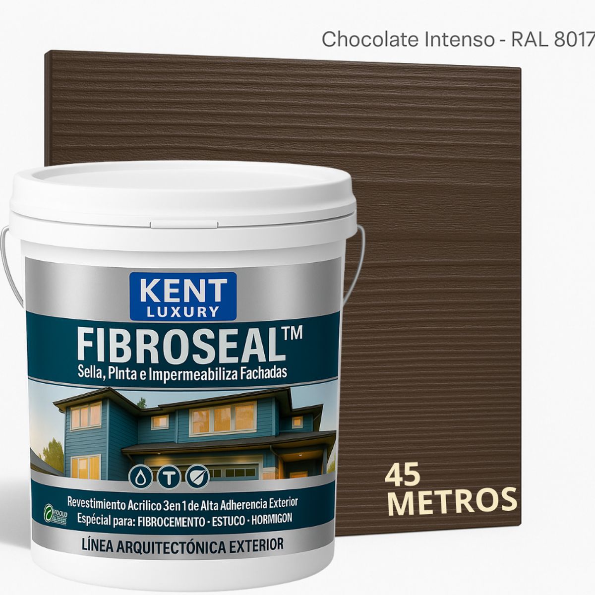 KENT - FIBROCEM SIDING - TINETA 10 LITROS FIBROSEAL™ - CHOCOLATE INTENSO