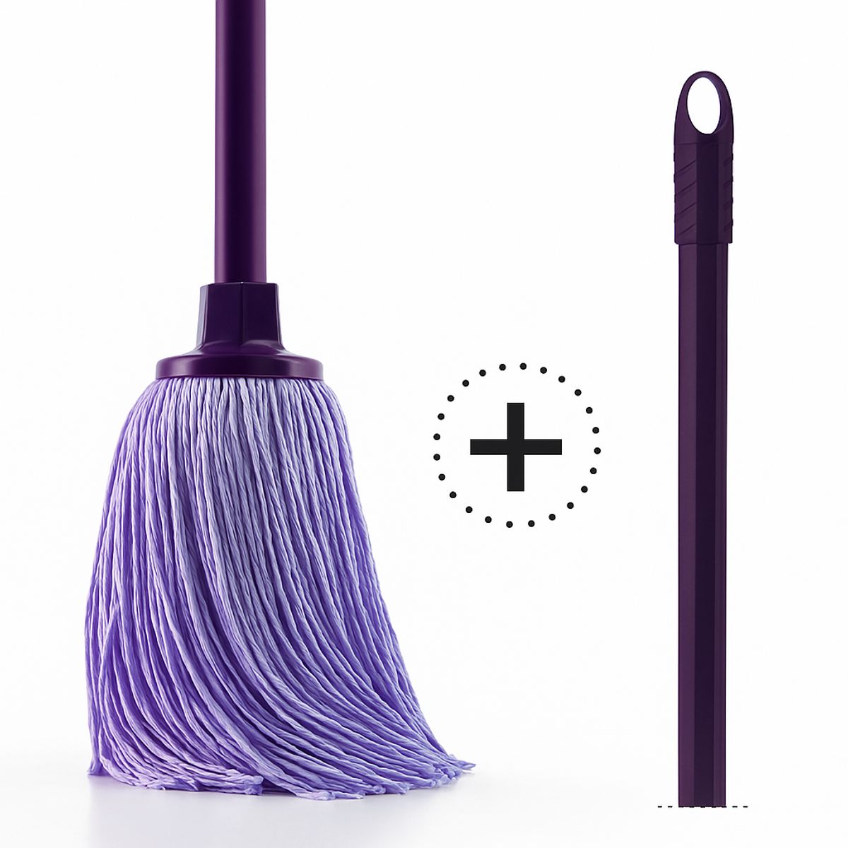 MERY - Mopa de limpieza Mery  cabezal giratorio y mango telescópico