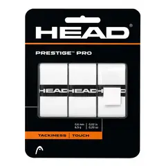 HEAD - Overgrip Prestige Pro Blanco X3 Tenis Padel
