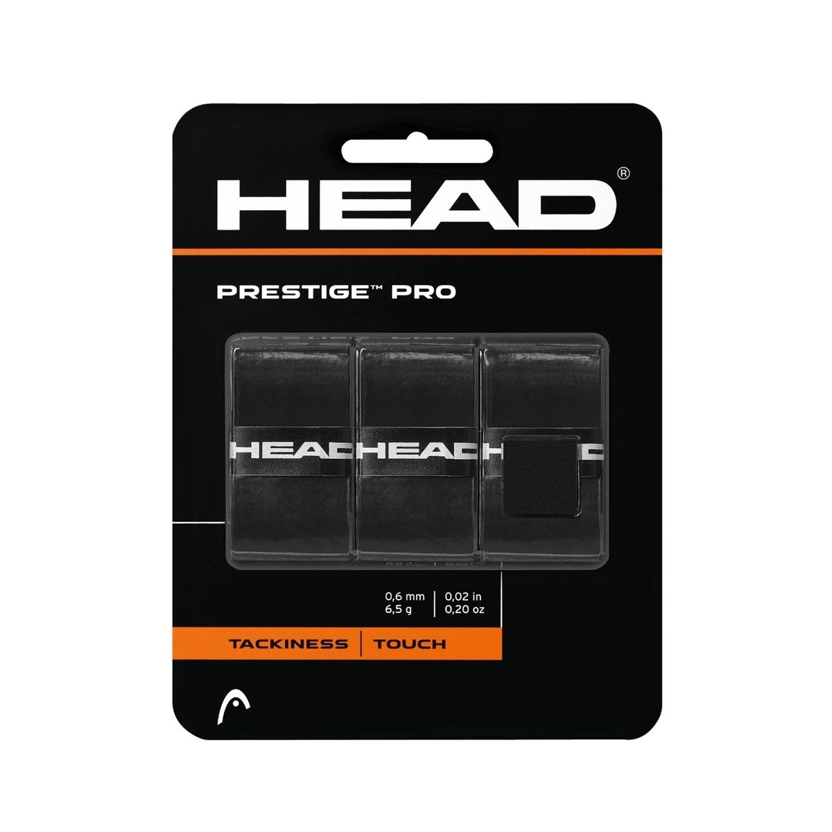 HEAD - Overgrip Head Prestige Pro Negro X3 Tenis Padel
