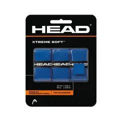 HEAD - Overgrip Xtreme Soft Azul X3 Tenis Padel