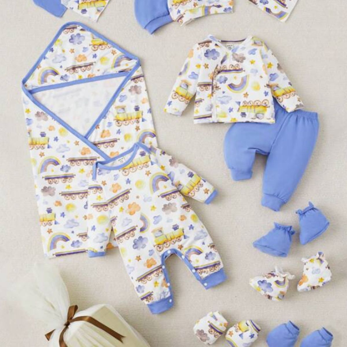 KIRAMA CLOTHING STORE - Set de ropa y accesorios multicolor con dibujos animados para bebés