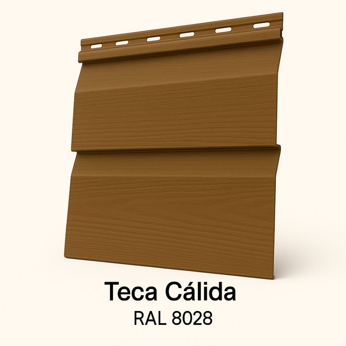 WORLD ACRYLIC - ESMALTE PU - TINETA 10 LITROS SIDING PCV PLASTICOS - TECA CÁLIDA