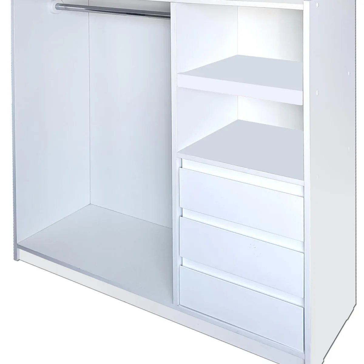 DECORACION CREATIVA - Mini Closet Montessori - Linea Minimal Blanco