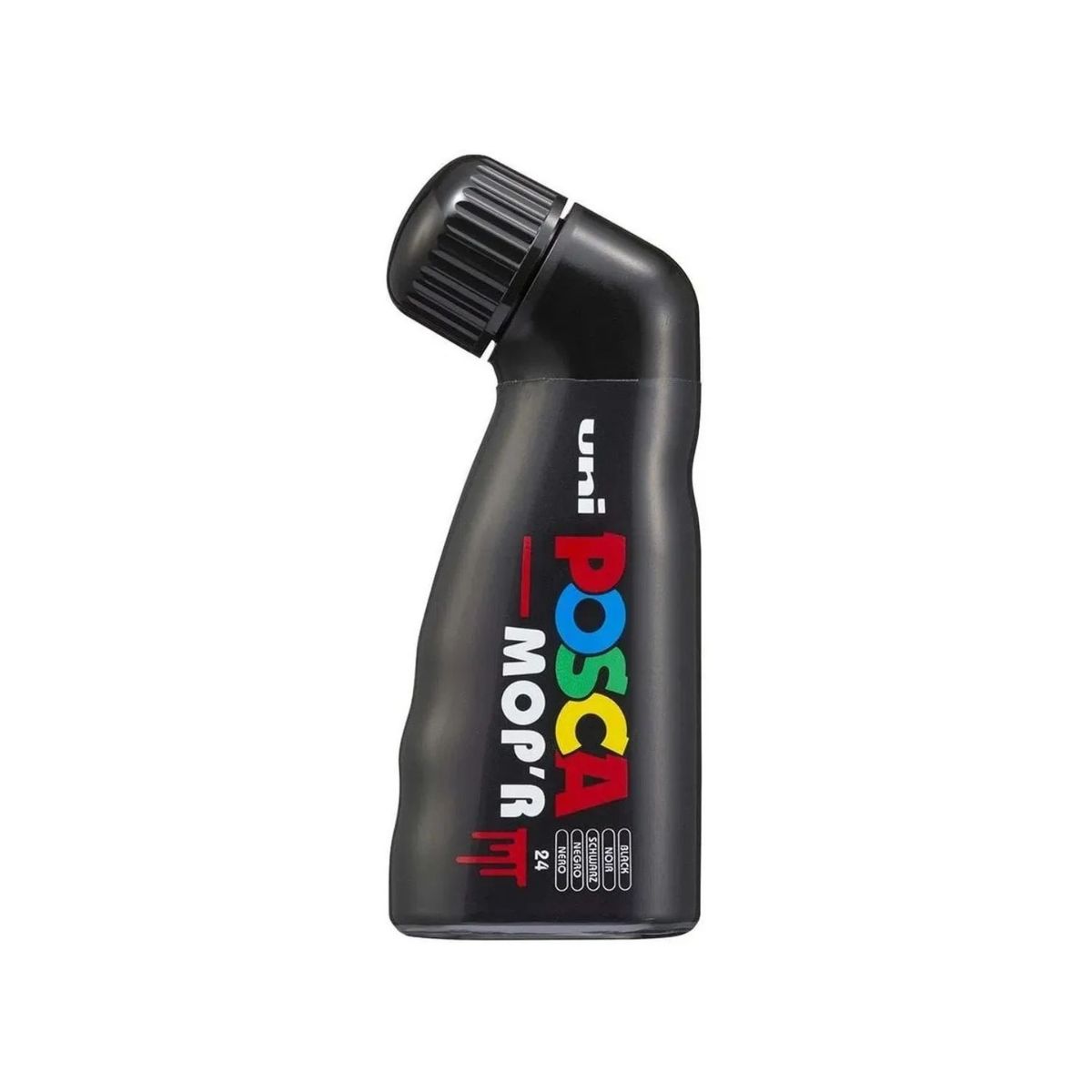 UNI POSCA - Marcador Pintura Posca Mop'r Pcm 22 Punta 3 A 19 Mm - Negro