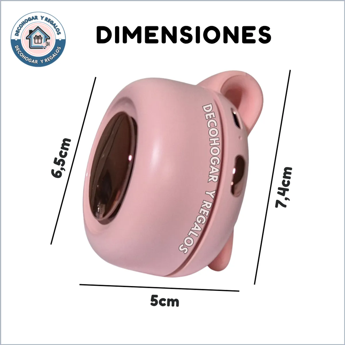 GENERICO - Mini Ventilador Portátil Ajustable 360° Recargable Tipo Clip