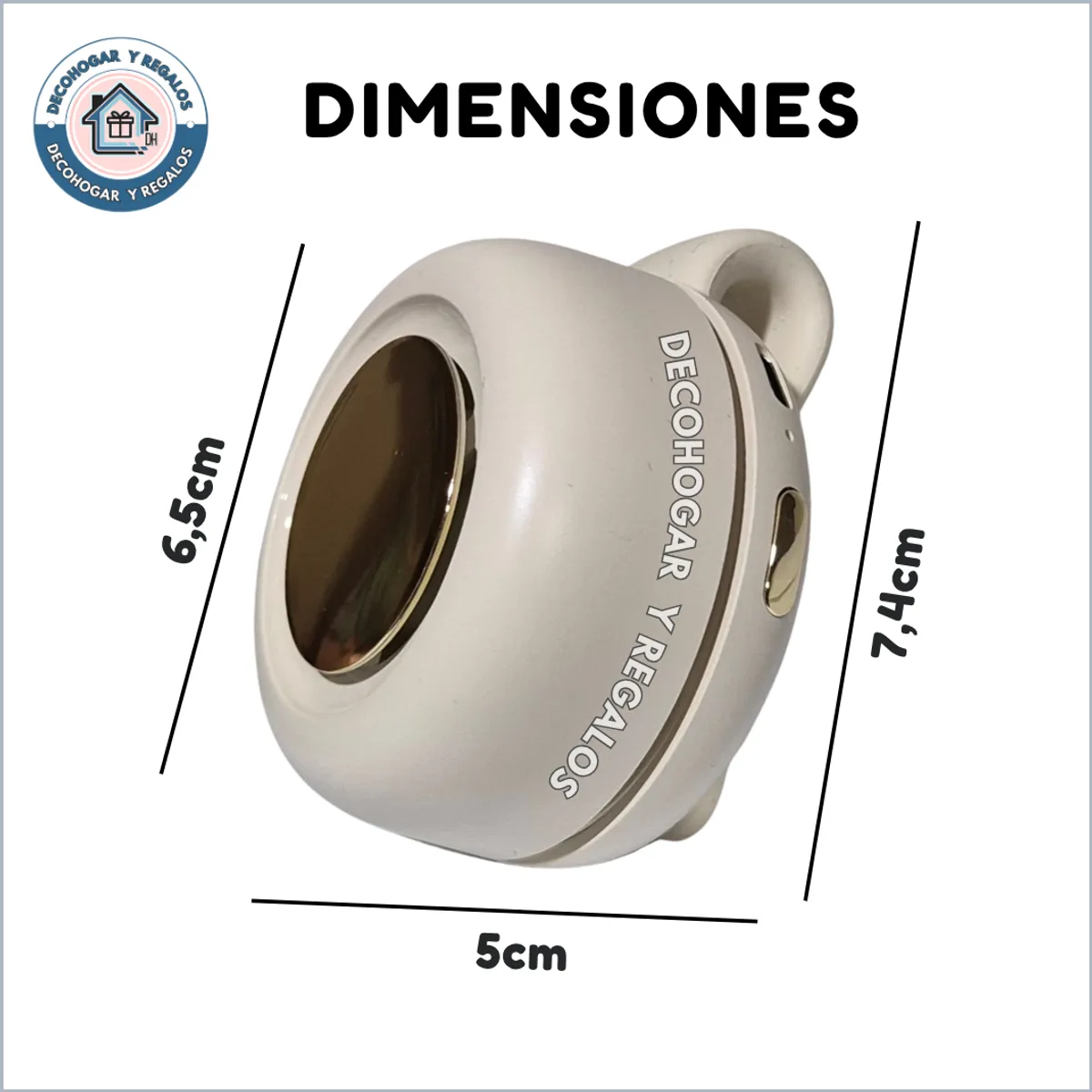 GENERICO - Mini Ventilador Portátil Ajustable 360° Recargable Tipo Clip