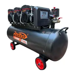 GENERICO - Compresor De Aire 100 Litros Silencioso - Profesional Japon